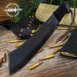 Gil Hibben IV Rambo Machete Knife With Leather Sheath- GH5007 - Image 6