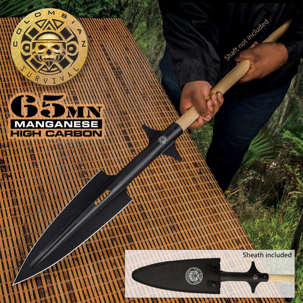A17-UC3433 Colombian Colossal Spearhead With Sheath - UC3433 - Image 1