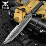 M48 MACHETE GEN II AND SHEATH - STAINLESS STEEL BLADE, TITANIUM ELECTROPLATED FINISH, TPU HANDLE - LENGTH 17 3/4” - UC3488