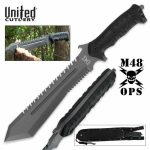 M48 Ops Military Bowie With Sheath - UC3024