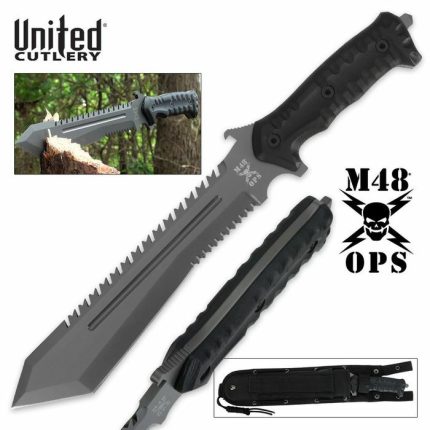 M48 Ops Military Bowie With Sheath - UC3024