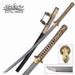 Shikoto Black Kogane Dynasty Forged Tachi Sword Damascus - UC2580