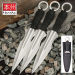 Honshu Kunai Set With Sheath - UC3453