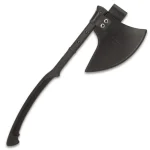 HONSHU KARITO AXE WITH SHEATH - 7CR13 STAINLESS STEEL BLADE, INJECTION MOLDED NYLON HANDLE, EDM TEXTURED - LENGTH 27” - UC3401 - Image 5