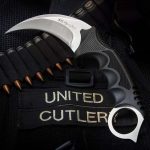 Silver Honshu Karambit With Shoulder Harness Sheath - UC2977 - Image 3