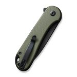 CIVIVI Button Lock Elementum II Knife OD Green G10 Handle (2.96" Black Stonewashed Nitro-V Blade) C18062P-3 - - Image 9