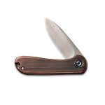 CIVIVI Mini Elementum Flipper Knife Black Hand Rubbed Copper Presentation Handle (1.83" Gray Hand Rubbed 14C28N) C18062Q-2 - Image 5