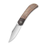 Civivi Appalachian Drifter II Front Flipper Knife Snakeskin Micarta Handle with Twill Carbon Fibre Bolster (2.96" Satin Finished CPM S35VN) C19010C-2 - Image 7