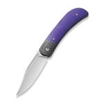 CIVIVI Appalachian Drifter II Front Flipper Knife Purple G10 Handle With Twill Carbon Fiber Bolster (2.96" Satin Finished Nitro-V) C19010C-3 - Image 14