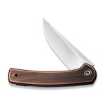 Civivi Mini Asticus Flipper Knife Black Hand Rubbed Copper Handle (3.25" Satin Finished 10Cr15CoMoV) C19026B-1 - Image 6
