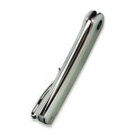 Civivi Mini Asticus Flipper Knife Natural G10 Handle (3.25" Satin Finished 10Cr15CoMoV) C19026B-3 - Image 2