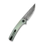 Civivi Mini Asticus Flipper Knife Natural G10 Handle (3.25" Black Hand Rubbed Damascus) C19026B-DS1 - Image 4