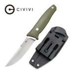 CIVIVI Tamashii Fixed Blade Knife OD Green G10 handle (4.07" Satin Finished D2) C19046-2