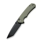 CIVIVI Button Lock Brazen Flipper & Thumb Stud Knife G10 Handle (3.46" 14C28N Blade) C19059C-2 - Image 9