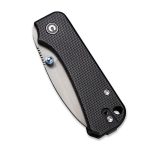 Civivi Baby Banter Thumb Stud Knife Black G10 Handle (2.34" Gray Stonewashed Nitro-V) C 19068S-1 - Image 7