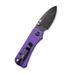 Civivi Baby Banter Thumb Stud Knife Purple G10 Handle (2.34" Black Stonewashed Nitro-V) C19068S-4 - Image 4