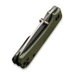 CIVIVI Baby Banter Thumb Stud Knife Green Micarta Handle (2.34" Gray Stonewashed Nitro-V) C19068SB-1 - Image 2