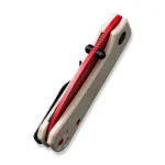 CIVIVI Baby Banter Thumb Stud Knife Ivory G10 Handle (2.34" Red Painted Nitro-V) C19068S-7 - Image 9