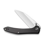 Civivi Hadros Thumb Stud Knife - Black Micarta Handle (3.35" Satin Finished 10Cr15CoMoV) C20004-1 - Image 5