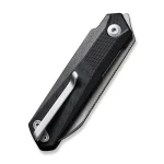 CIVIVI Ki-V Plus Front Flipper Knife Black G10 Handle (2.52" Silver Bead Blasted Nitro-V Blade) C20005B-1 - Image 5