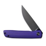 CIVIVI Bo Flipper Knife - Purple G10 Handle (2.92" Black Stonewashed Nitro-V) C 20009B-5 - Image 4