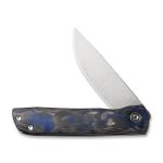 Civivi Bo Flipper Knife - Carbon Fiber Blue Handle (2.92'' Gray Stonewashed Nitro-V) C20009B-A - Image 5