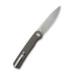 CIVIVI Stylum Front Flipper / Slip Joint Knife - Dark Green Micarta Handle (2.96'' Gray Stonewashed 10Cr15CoMoV) - UK FRIENDLY CARRY KNIFE - C20010B-C - Image 3
