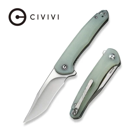 CIVIVI Mini Sandbar Flipper Knife Natural G10 Handle (2.95" Nitro-V)