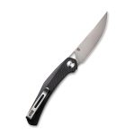 Civivi Lazar Front Flipper Knife Black G10 Handle (3.31" Gray Stonewashed 10Cr15CoMoV) C20013-1 - Image 2