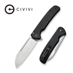 CIVIVI Chevalier Button Lock and Flipper Opener G10 Handle (3.46" 14C28N Blade)