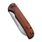 CIVIVI Chevalier Button Lock and Flipper Opener Wood Handle (3.46" 14C28N Blade) - Image 5