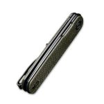 CIVIVI Lumi Front Flipper Knife Green Micarta Handle (2.56" Black Stonewashed 14C28N) C20024-1 - Image 5