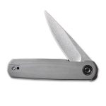 CIVIVI Lumi Front Flipper Knife Grey G10 Handle (2.56" Stonewashed 14C28N) C20024-2 - Image 5