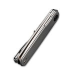 CIVIVI Lumi Front Flipper Knife Grey G10 Handle (2.56" Stonewashed 14C28N) C20024-2 - Image 2