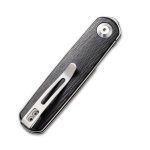 CIVIVI Lumi Front Flipper Knife Black G10 Handle (2.56" Stonewashed 14C28N) C20024-3 - Image 4