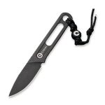 CIVIVI Minimis Fixed Blade Neck Knife With Kydex Sheath (2.22" Black Stonewashed 10Cr15CoMoV) C20026-1 - Image 3