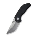 CIVIVI Thug 2 Thumb Stud Knife Black G10 Handle (2.69" Silver Bead Blasted Nitro-V) C20028C-2 - Image 2