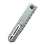 CIVIVI Exarch Front Flipper Knife Grey G10 Handle (3.22'' Satin D2) C 2003A - Image 5