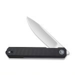 CIVIVI Exarch Front Flipper Knife Black G10 Handle (3.22'' Satin D2) - C2003C - Image 15