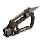 Civivi Polymorph Bronze Titanium Carabiner Keychain Multi-Tool (Plain 9Cr18MoV Utility Blade With Extra 3PCS 9Cr18MoV Blades) C20045-2 - UK FRIENDLY CARRY KNIFE - Image 4