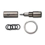 CIVIVI Key Bit Container - Grey Titanium (Steel Torx Screwdriver Tool Set (T6+T8) With 1 PC Steel Key Ring) C 20048-1 - Image 2