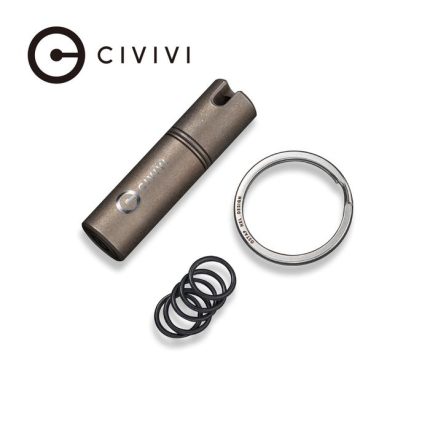 CIVIVI Key Bit Container - Bronze Titanium (Steel Torx Screwdriver Tool Set (T6+T8) With 1 PC Steel Key Ring) C 20048-2