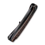 Dogma Flipper Knife Black Polished Copper Handle (3.46'' Black Hand Rubbed Damascus) C 2005DS-2 - Image 2