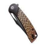 Dogma Flipper Knife Black Polished Copper Handle (3.46'' Black Stonewashed D2) C 2005F - Image 5