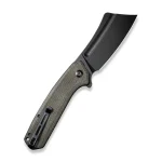 CIVIVI Bullmastiff Flipper Knife Micarta Handle (3.83" 9Cr18MoV Blade) - C2006F - Image 3