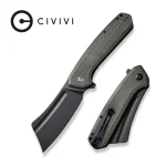 CIVIVI Bullmastiff Flipper Knife Micarta Handle (3.83" 9Cr18MoV Blade) - C2006F