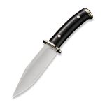 CIVIVI Teton Tickler Fixed Blade Knife Black G10 handle With Polished Nickel-Silver Guard&Pommel (5.45" Satin Finished D2) C 20072-1 - Image 3