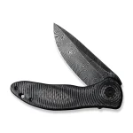 CIVIVI Synergy3 Flipper Knife G10 With Carbon Fiber Handle (3.24" Damascus Blade) C20075D-DS1 - Image 7