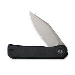 CIVIVI Relic Flipper Knife Black G10 Handle (3.48" Gray Stonewashed Nitro-V) C 20077B-1 - Image 8