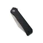 CIVIVI Relic Flipper Knife Black G10 Handle (3.48" Gray Stonewashed Nitro-V) C 20077B-1 - Image 7